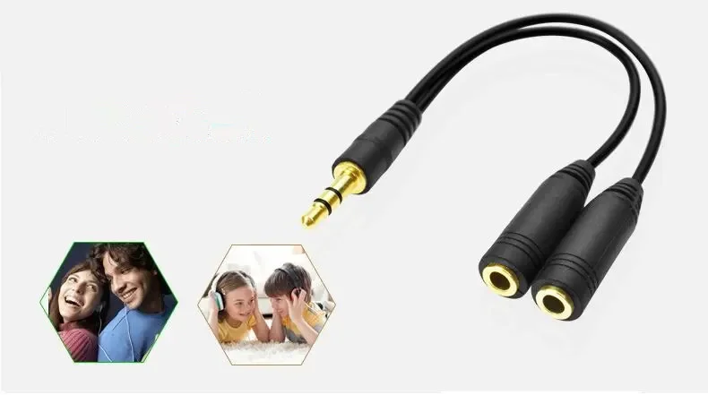 Rozgałęźnik słuchawkowy, przed – Audio Splitter Y recenzja i cena