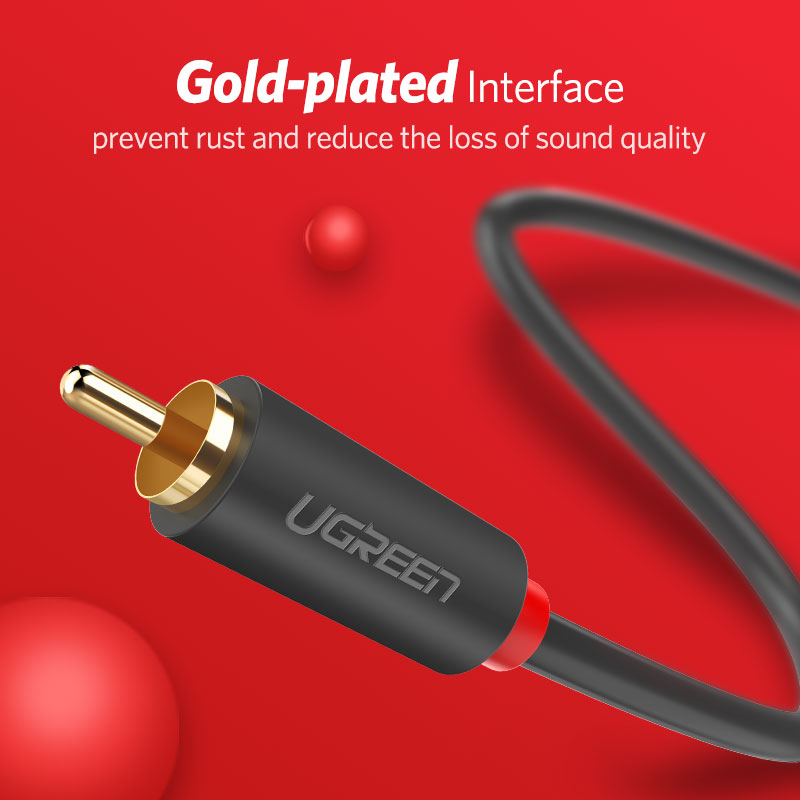 UGREEN 2RCA do 2 RCA z męskieg – Audio Splitter Y recenzja i cena