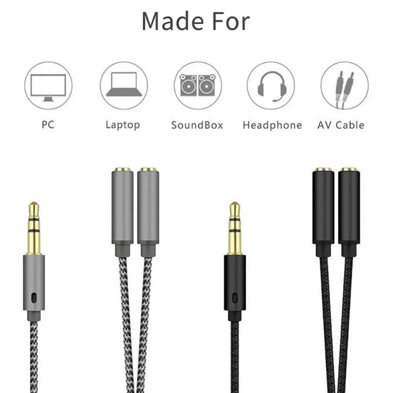 Adapter słuchawkowy Rozdzielac – Audio Splitter Y recenzja i cena