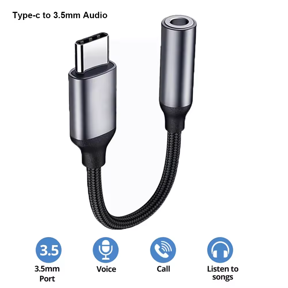 Adapter audio USB C 3.5mm, kab – Audiophile Headphone Wired recenzja i cena
