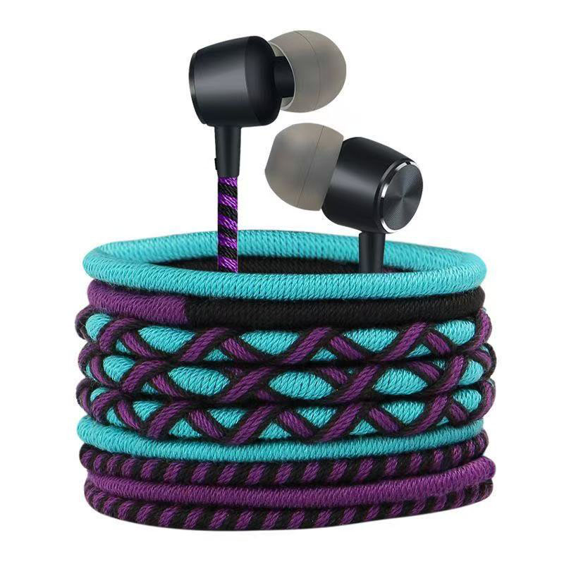 Słuchawki przewodowe z oplotem – Wired Earphone Mic recenzja i cena
